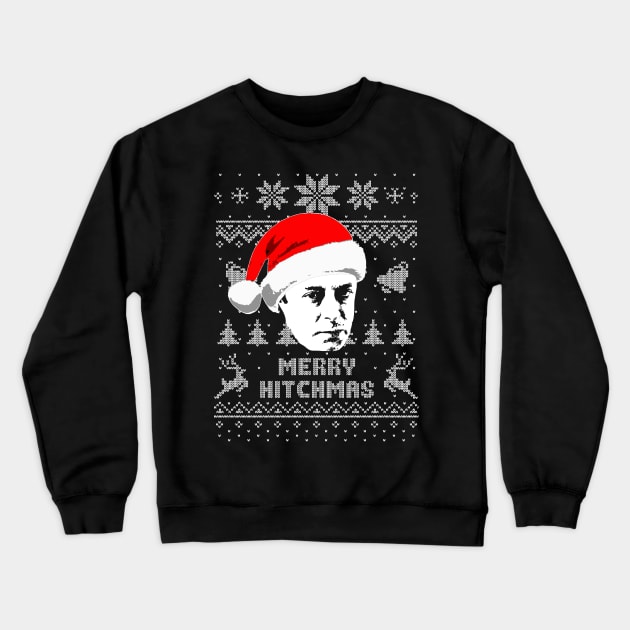 Christopher Hitchens Merry HItchmans Crewneck Sweatshirt by Nerd_art